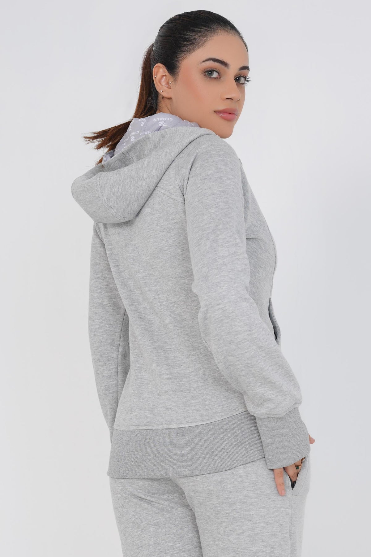 Supreme Hoodie- Heather Grey