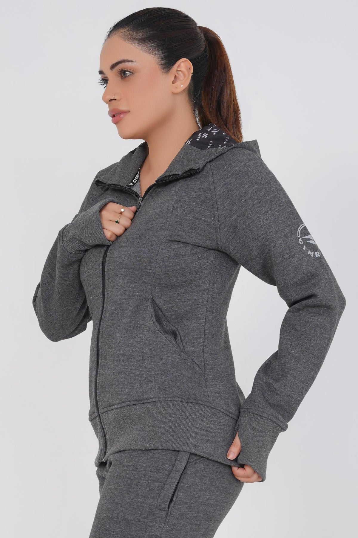 Supreme Hoodie- Charcoal Grey