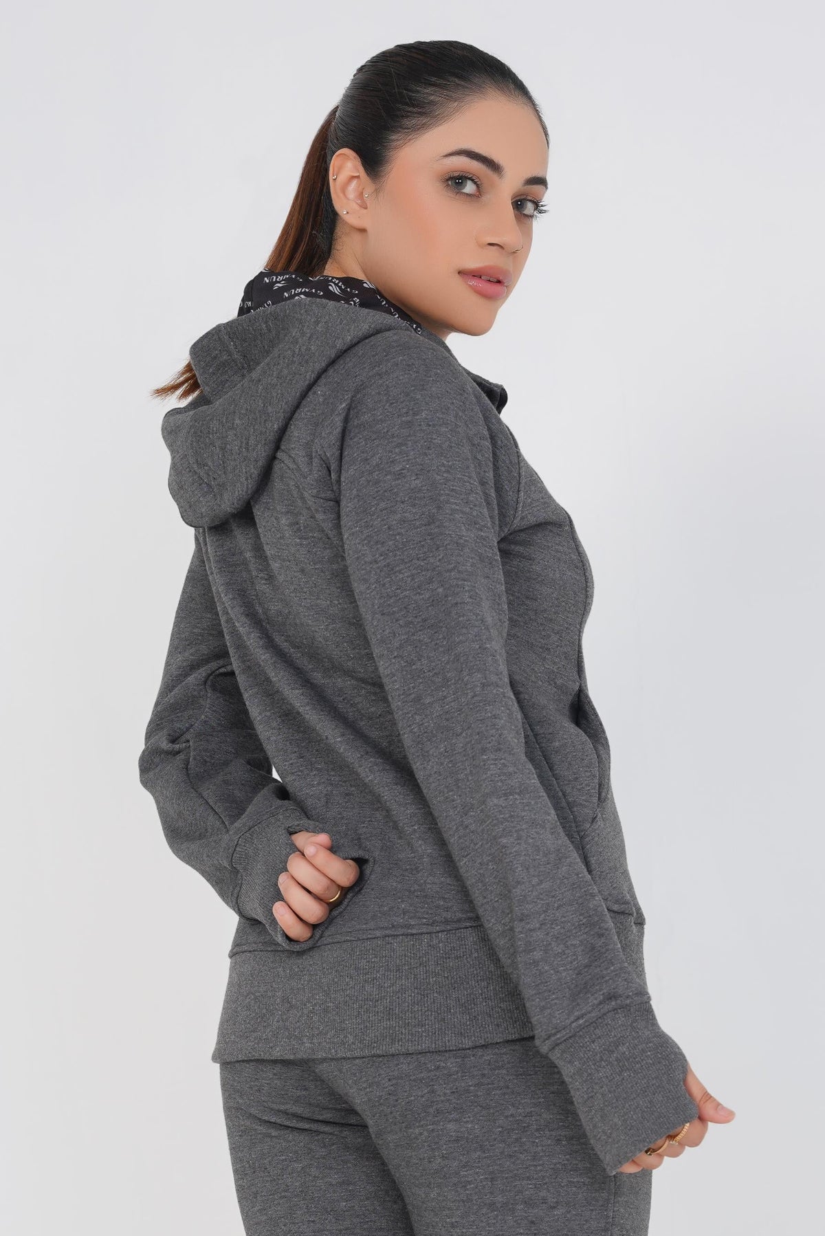 Supreme Hoodie- Charcoal Grey
