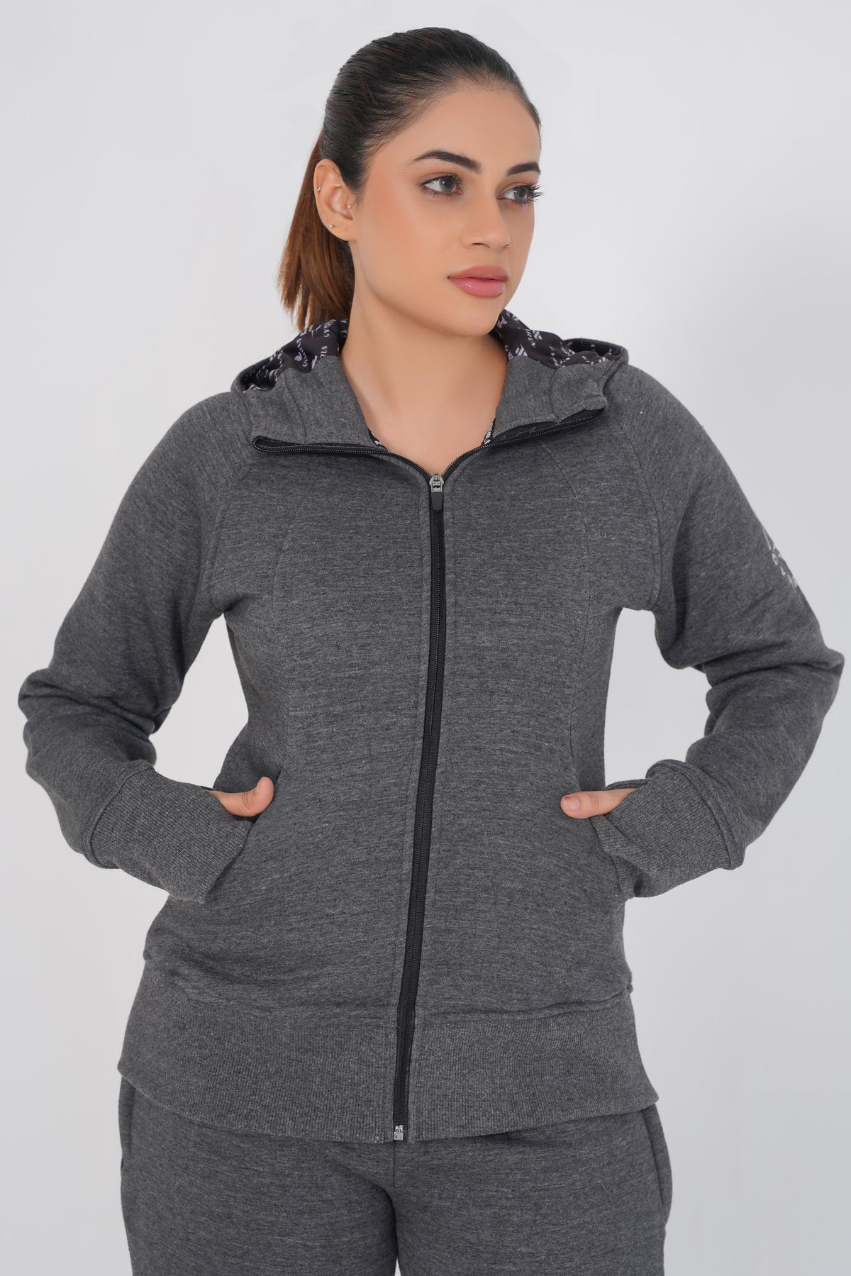 Supreme Hoodie- Charcoal Grey