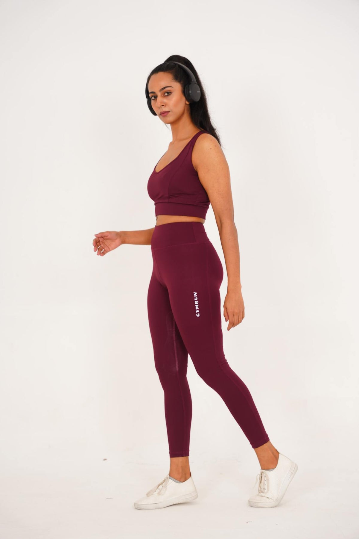 Pro-Fit Athletes Set - Maroon (Sports Bra + Legging)