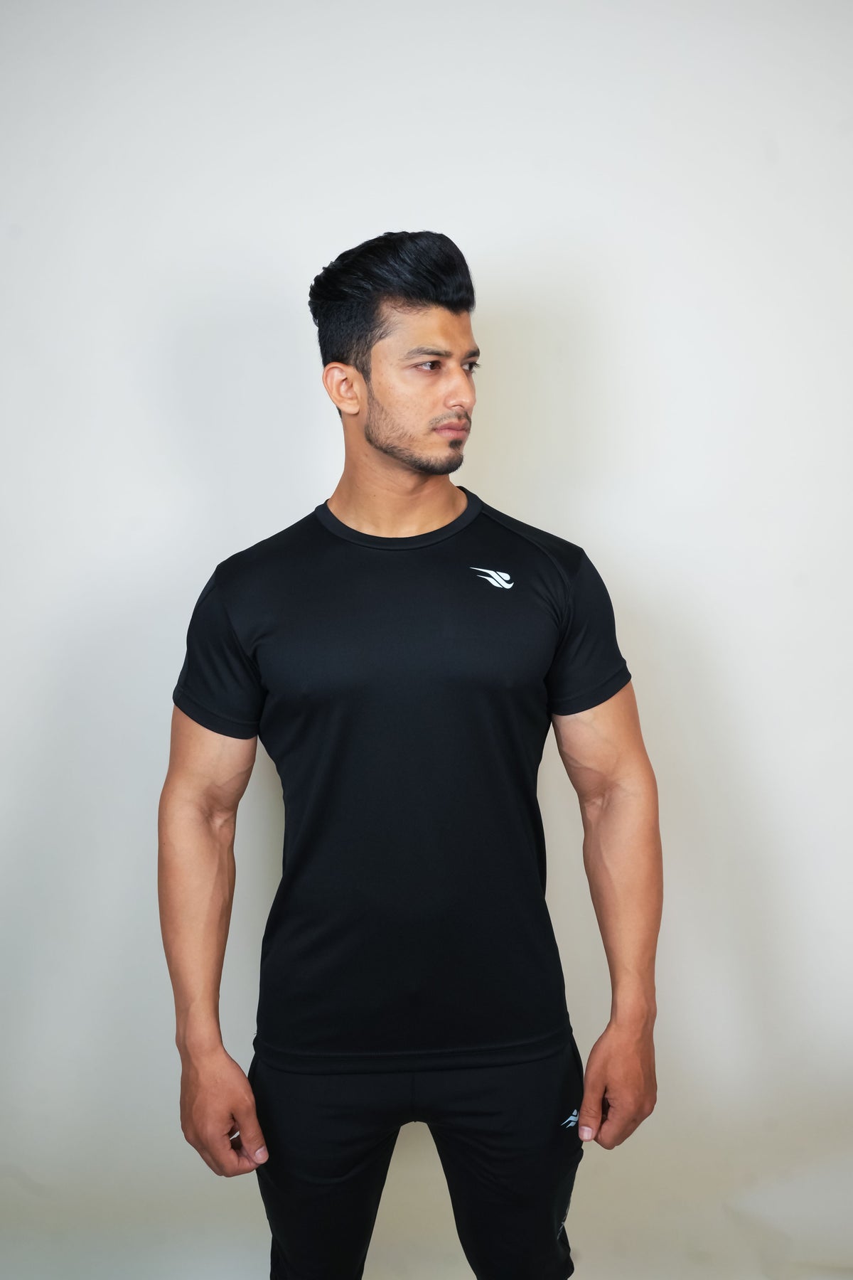 Cool Mesh Tee - Black - GYMRUN Activewear