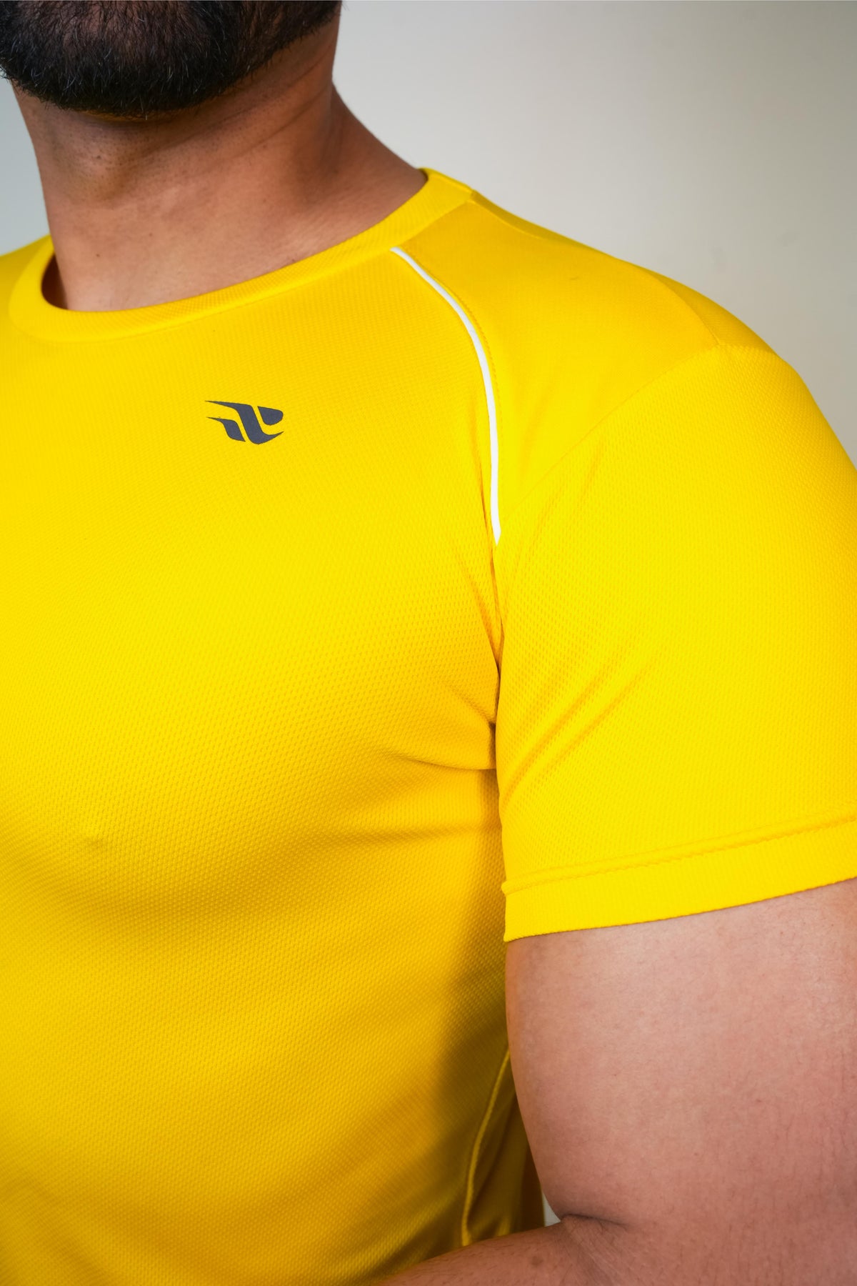 Cool Mesh Tee - Yellow - GYMRUN Activewear