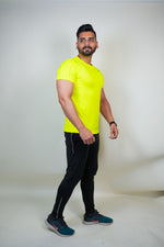 Cool Mesh Tee - Neon Yellow - GYMRUN Activewear