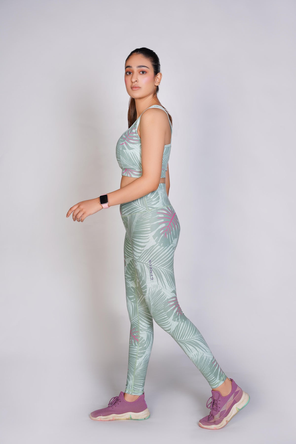 Pro-Fit Sublimated Sports (Sports Bra + Legging)- White