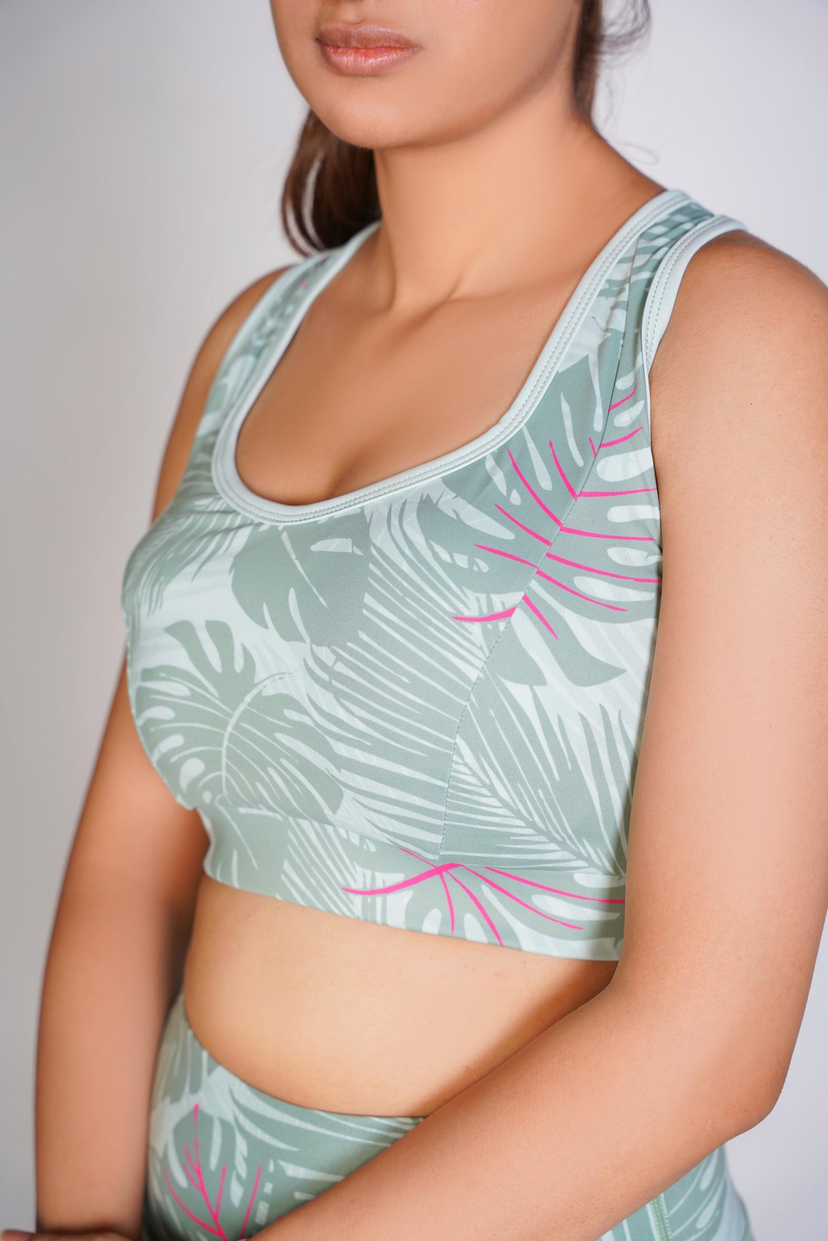 Pro-Fit Sublimated Sports (Sports Bra + Legging)- White