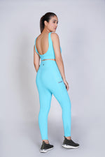 Vital Seamless Crop Legging - Blue