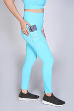 Vital Seamless Crop Legging - Blue