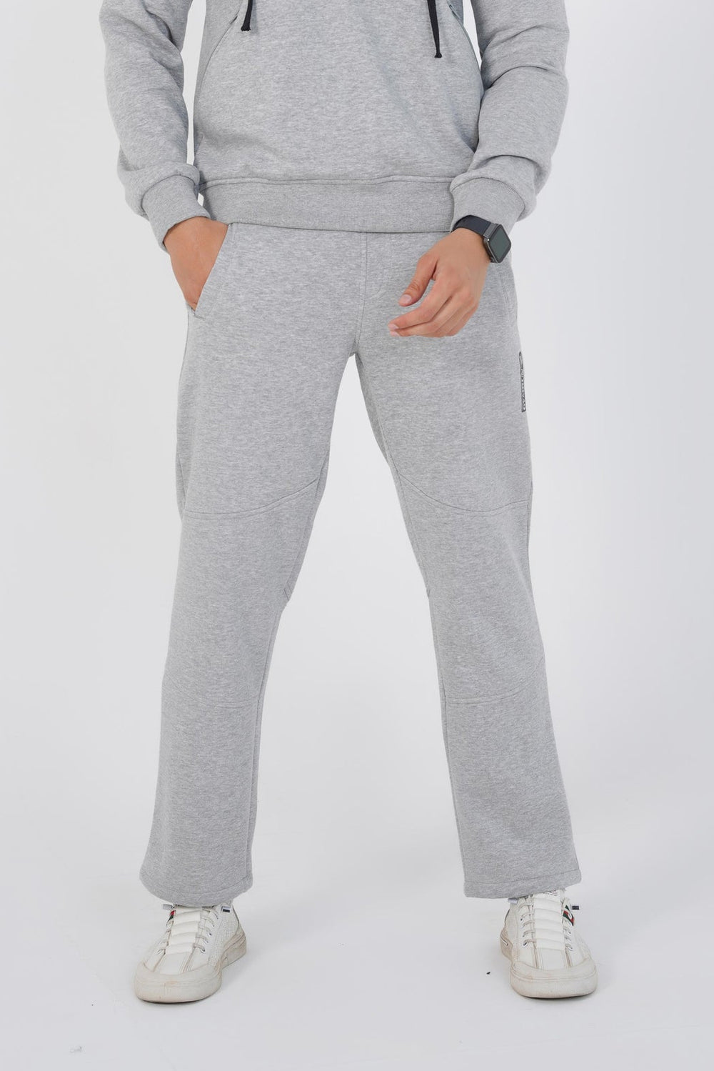Rhythm Pleated trouser - Heather Grey