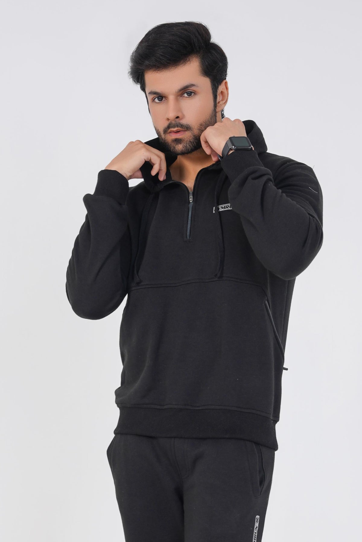 Crest Hoodie - Black