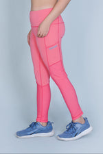 Classic Vent Leggings - Pink