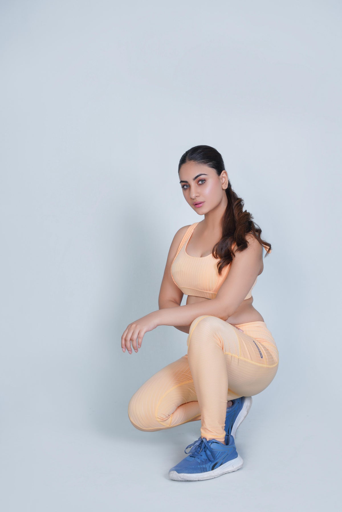 Classic Vent Set- Orange (Sports Bra + Legging)