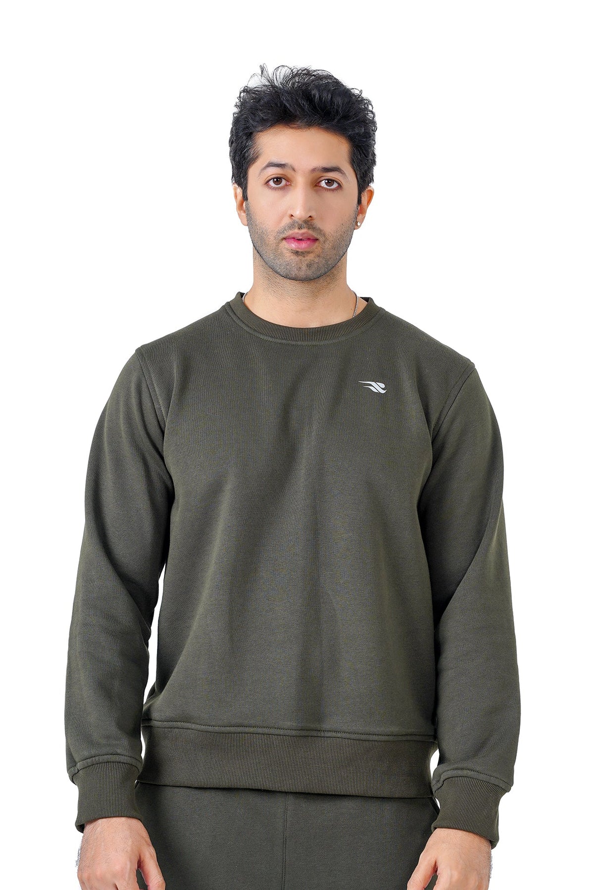 Lounge Ease Fleece Pullover - Olive