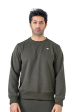 Lounge Ease Fleece Pullover - Olive
