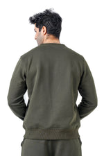 Lounge Ease Fleece Pullover - Olive