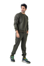 Lounge Ease Fleece Pullover - Olive