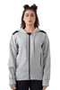 Zippered Comfort Jacket - Heather Grey