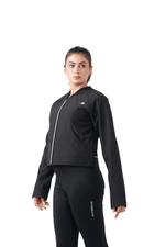 Frost Nest Cropped Jacket - Black