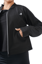 Frost Nest Cropped Jacket - Black