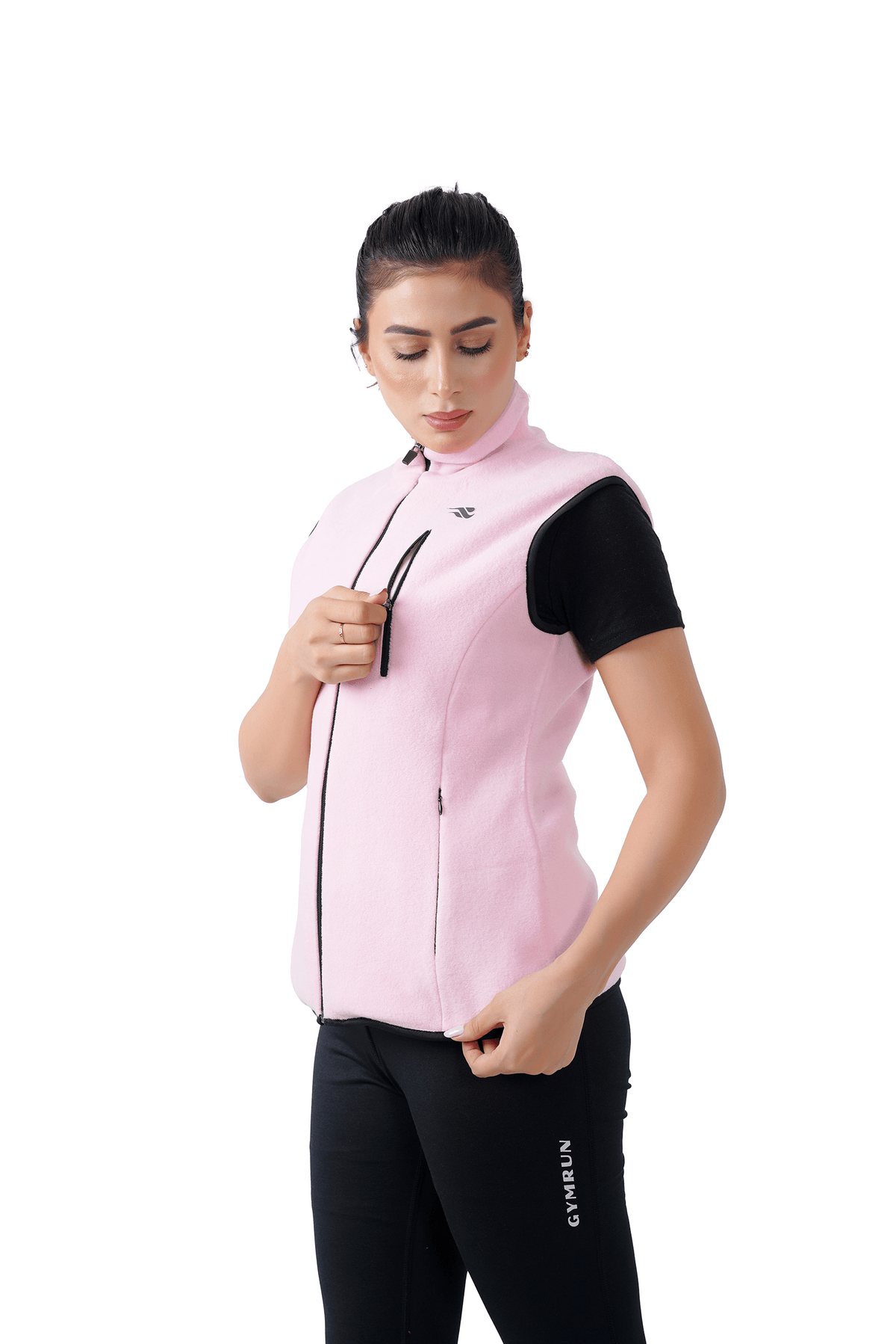 Chill Wave Polar Vest - Pink