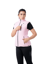 Chill Wave Polar Vest - Pink