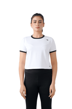 Warm Vibes Crop - White