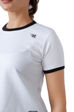 Warm Vibes Crop - White