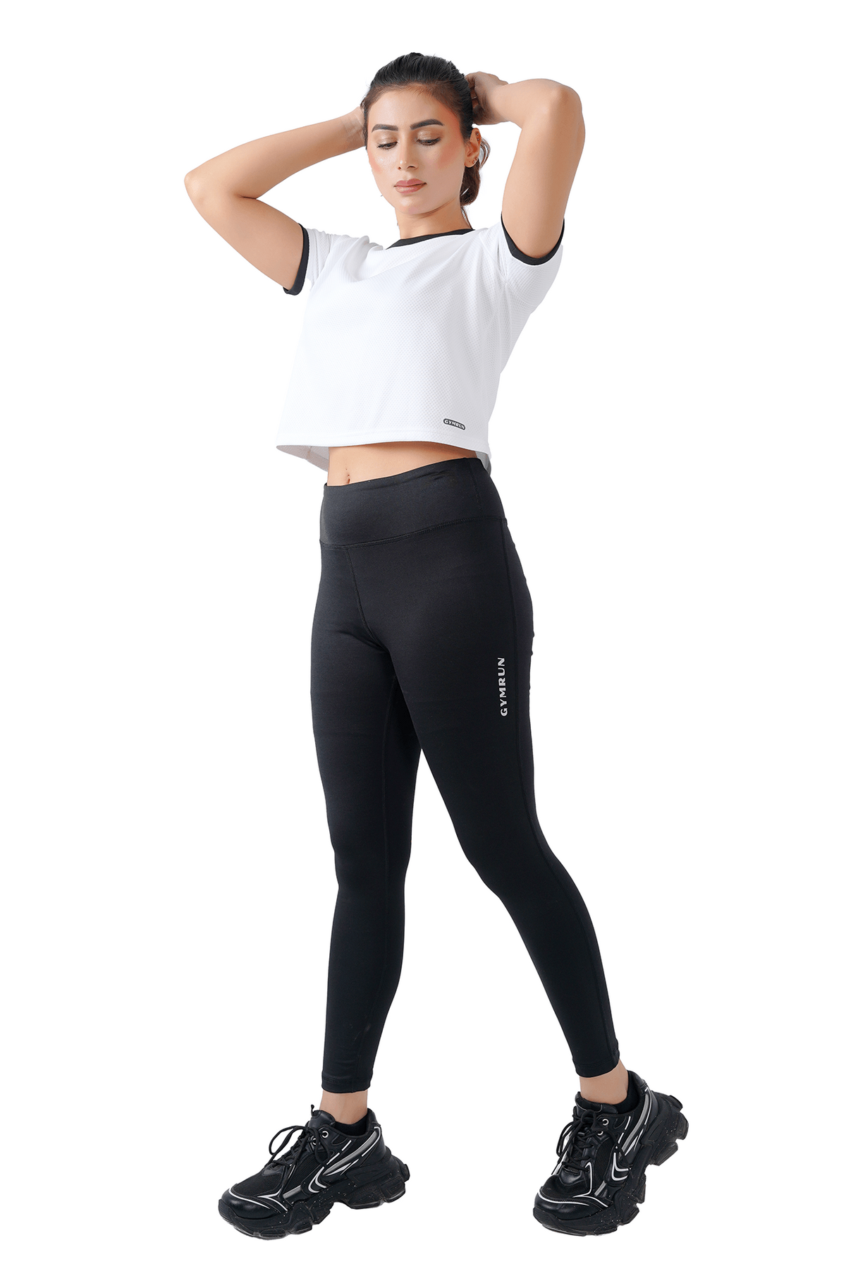 Warm Vibes Crop - White