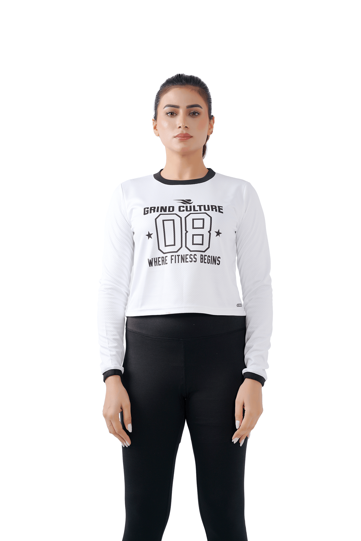 Warm Vibes Full Sleeves Top - White