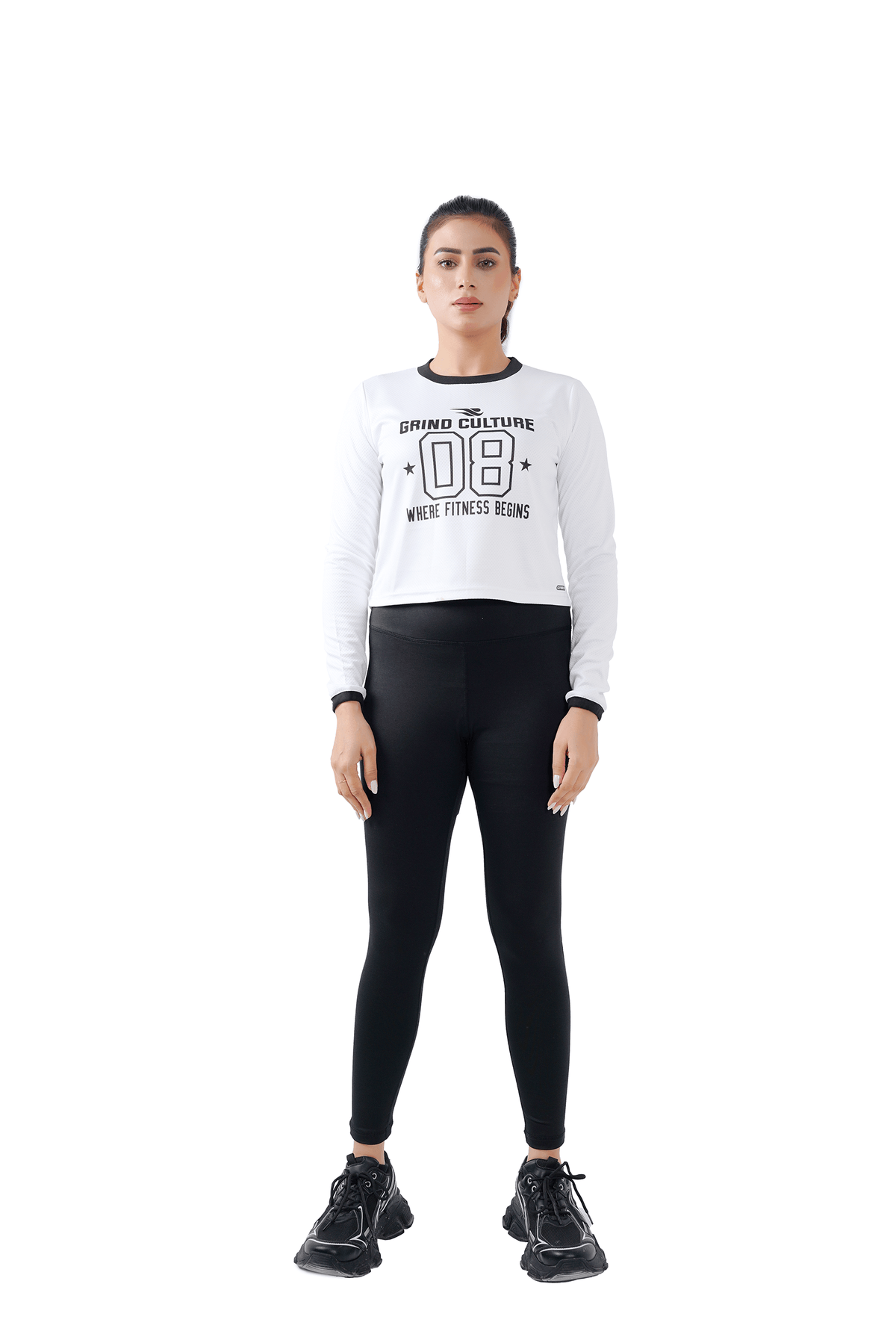 Warm Vibes Full Sleeves Top - White