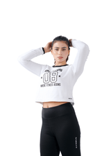 Warm Vibes Full Sleeves Top - White