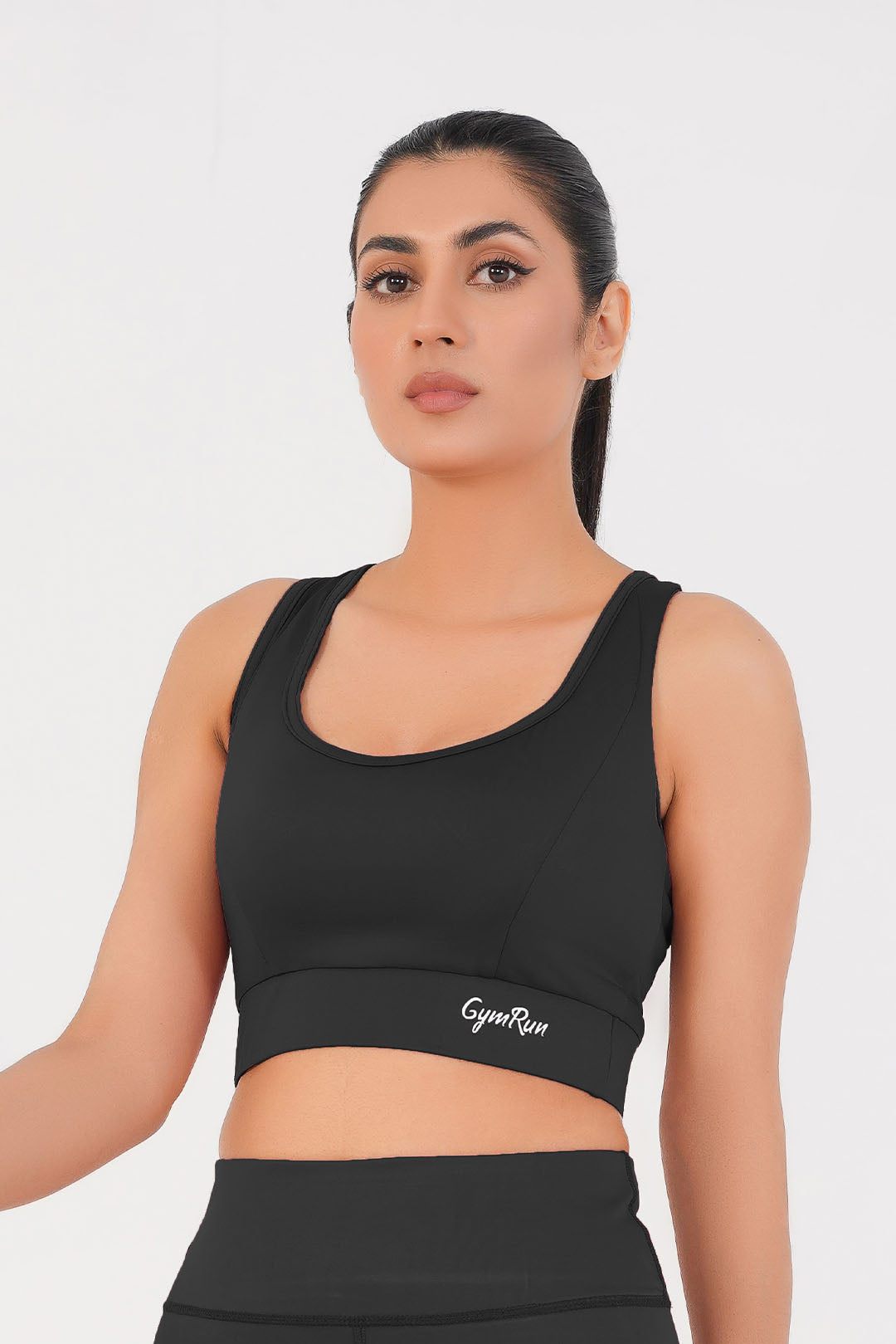 Ladies Basic Performance Sports Bra - Black
