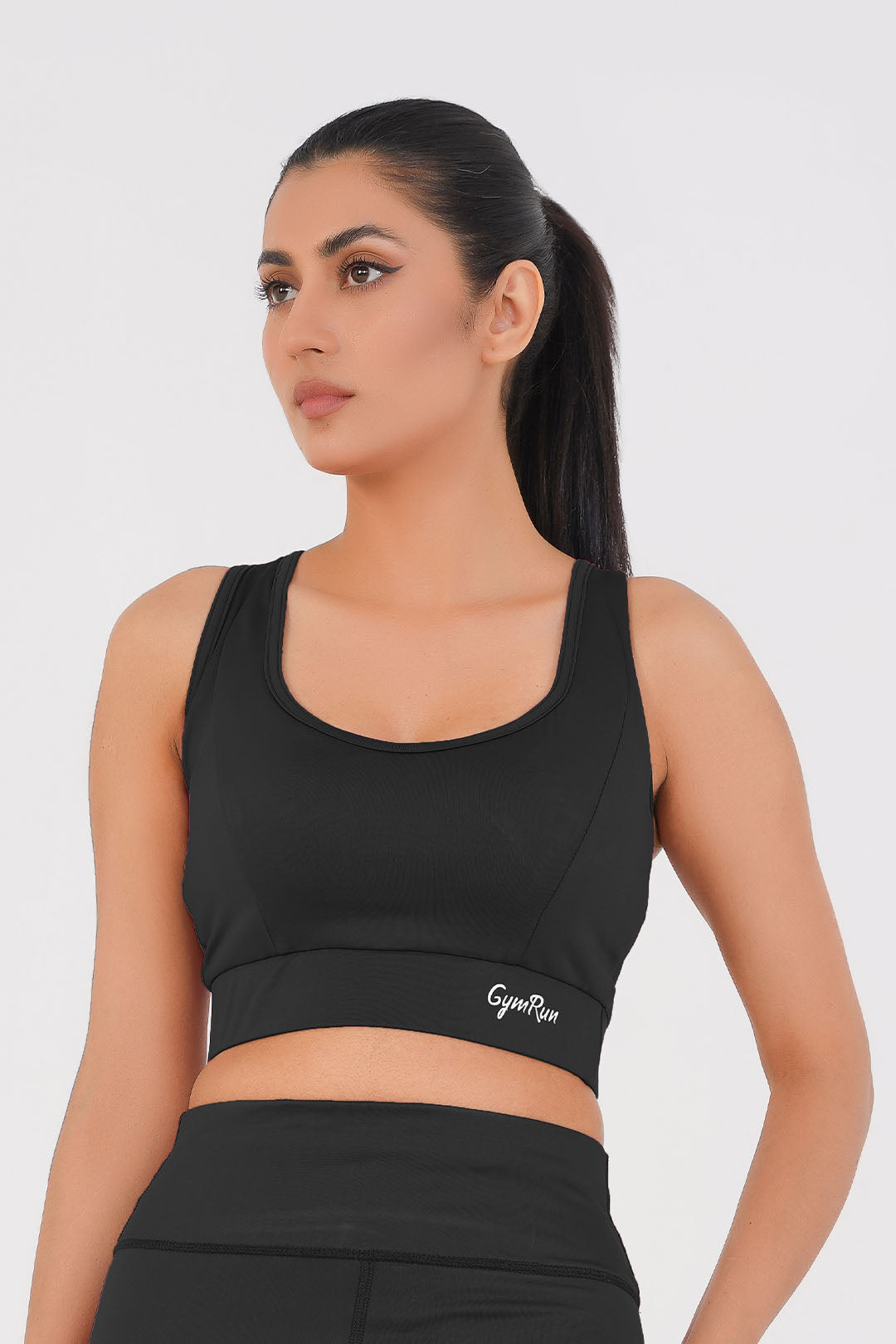 Ladies Basic Performance Sports Bra - Black