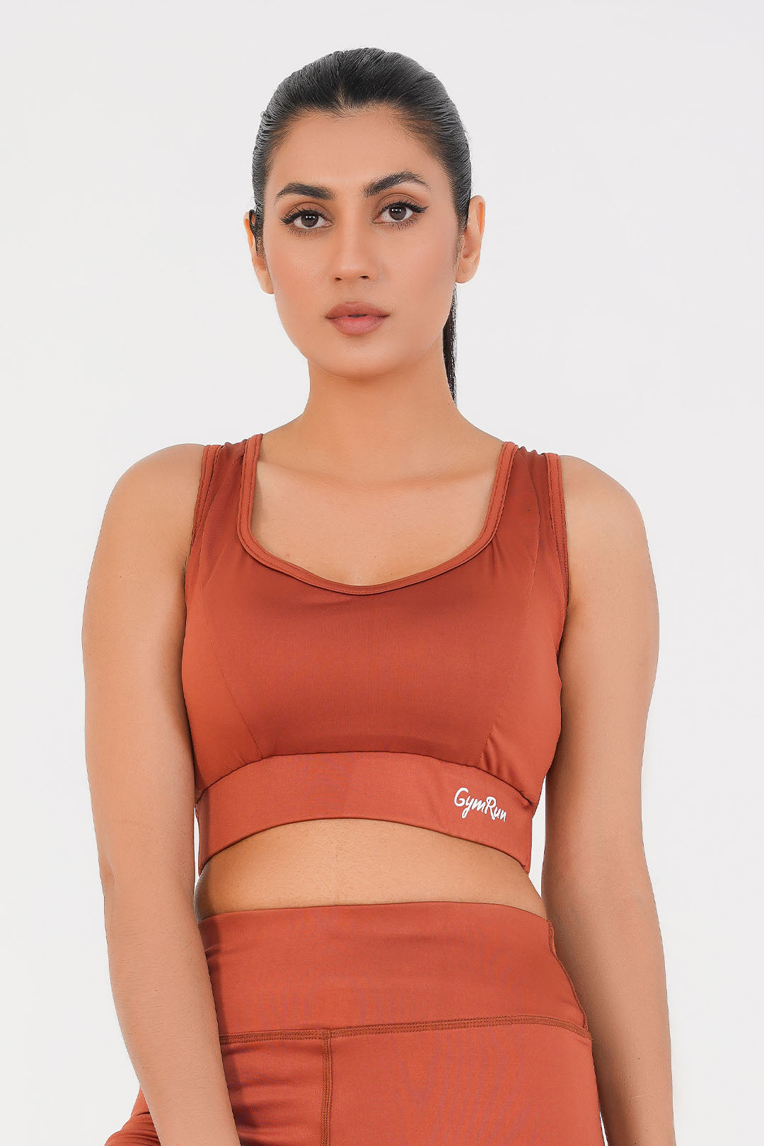 Ladies Basic Performance Sports Bra - Intense Rust