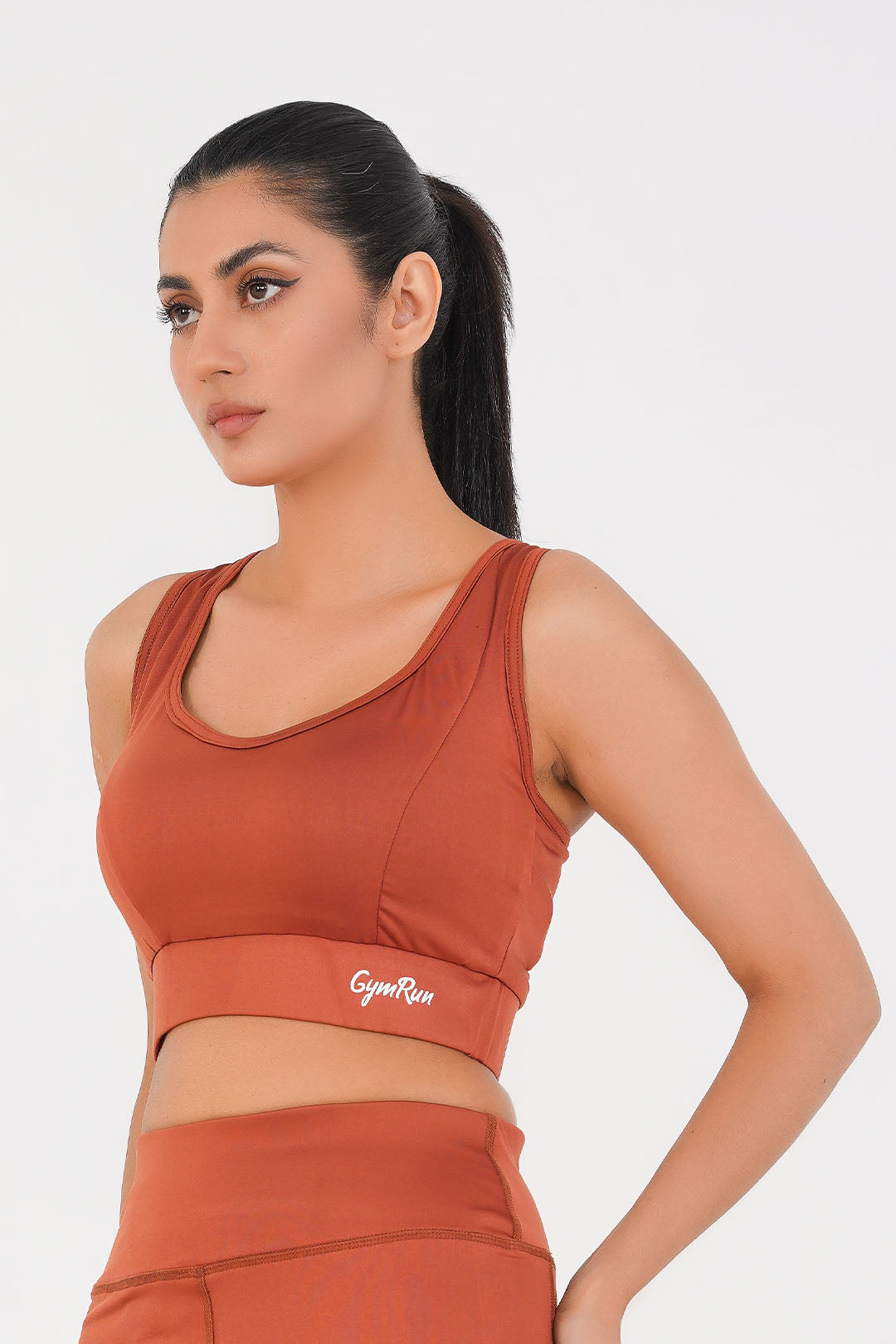 Ladies Basic Performance Sports Bra - Intense Rust