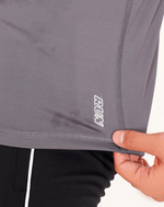 Breath Lite Tee - Grey - GYMRUN Activewear
