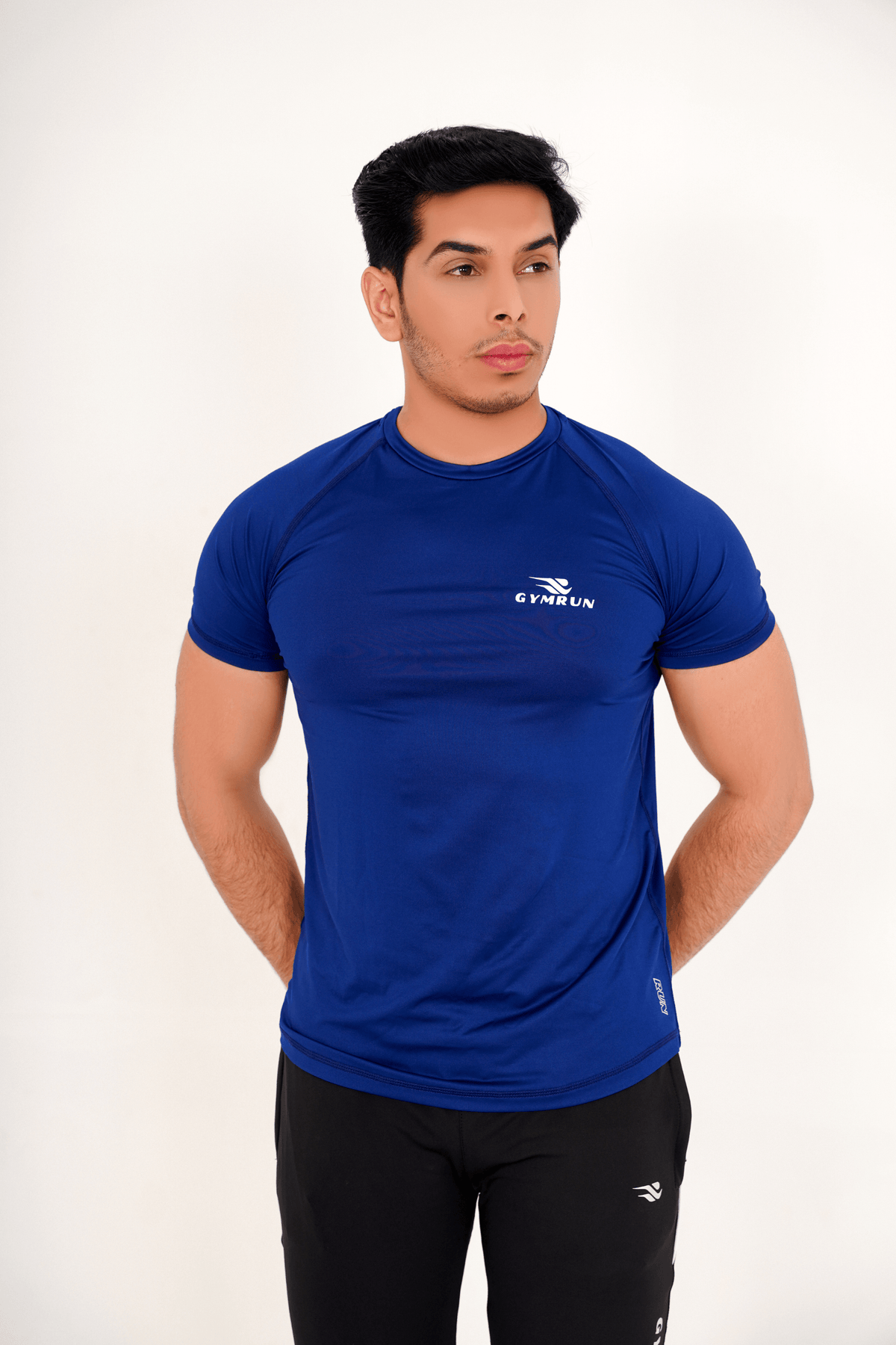 Breath Lite Tee - Navy Blue - GYMRUN Activewear