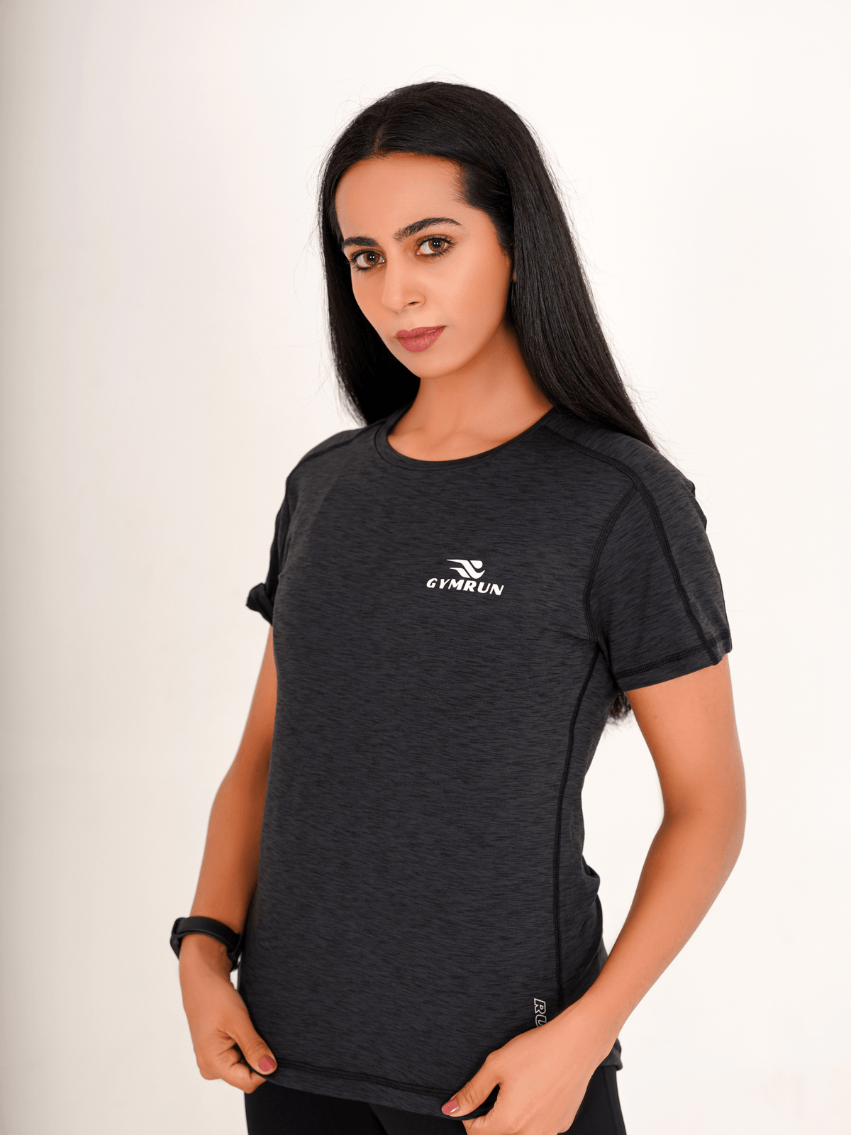 Everyday Hybrid T-Shirt - Black - GYMRUN Activewear