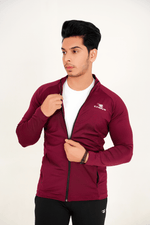 Everyday Men's Jacket - Maroon - GYMRUN Activewear