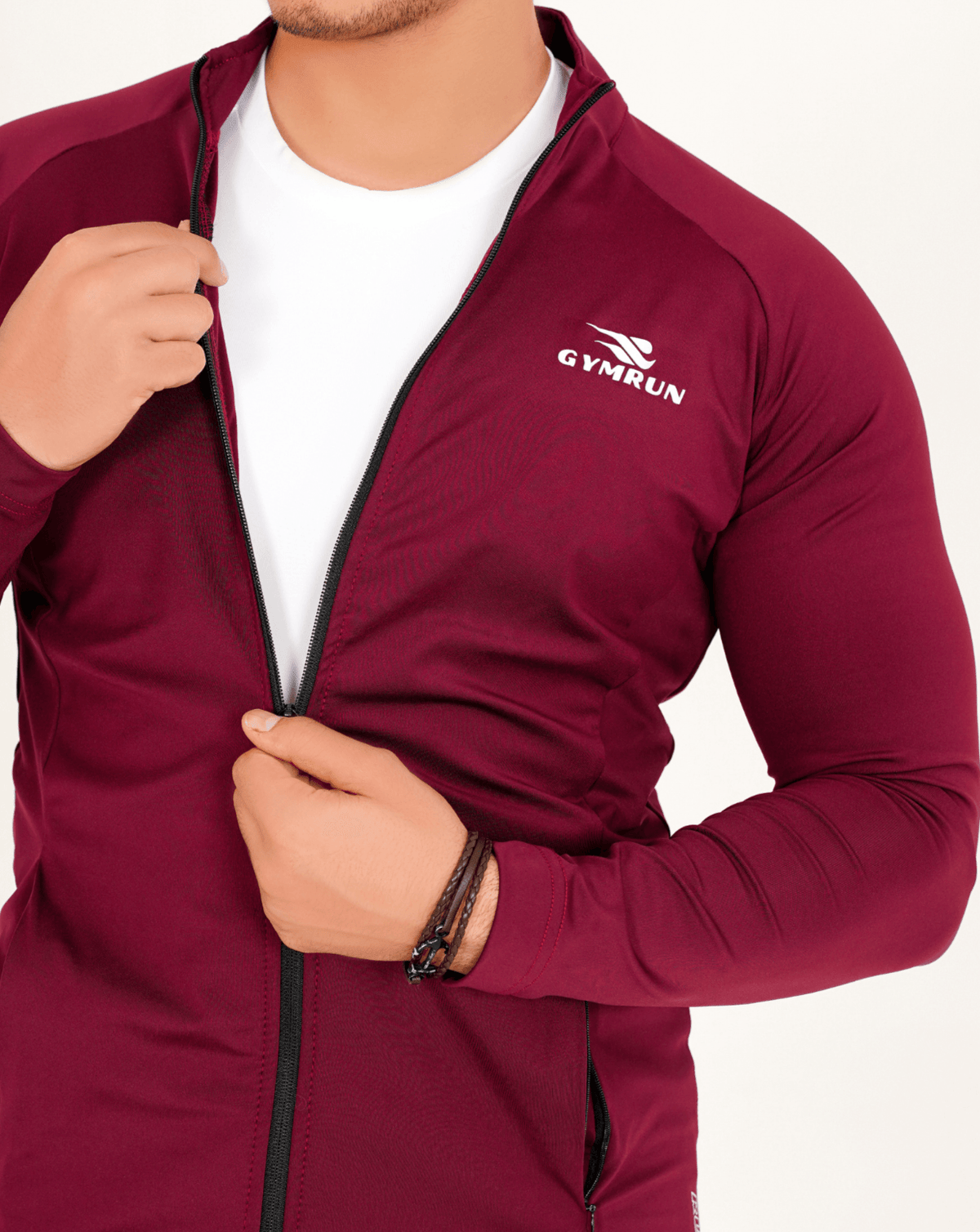 Everyday Men's Jacket - Maroon - GYMRUN Activewear