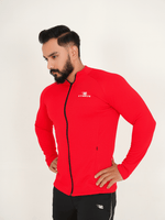 FlexFit Urban Jacket - Red - GYMRUN Activewear