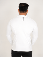 FlexFit Urban Jacket - White - GYMRUN Activewear