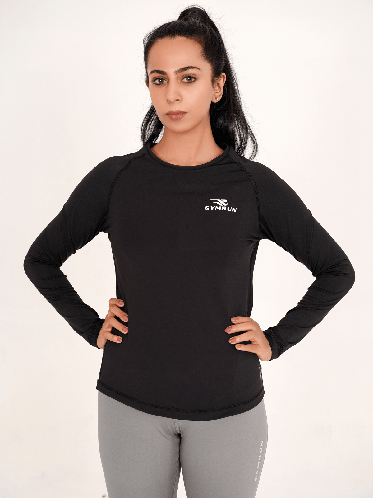 High-Tech Long Sleeve - Black - GYMRUN Activewear
