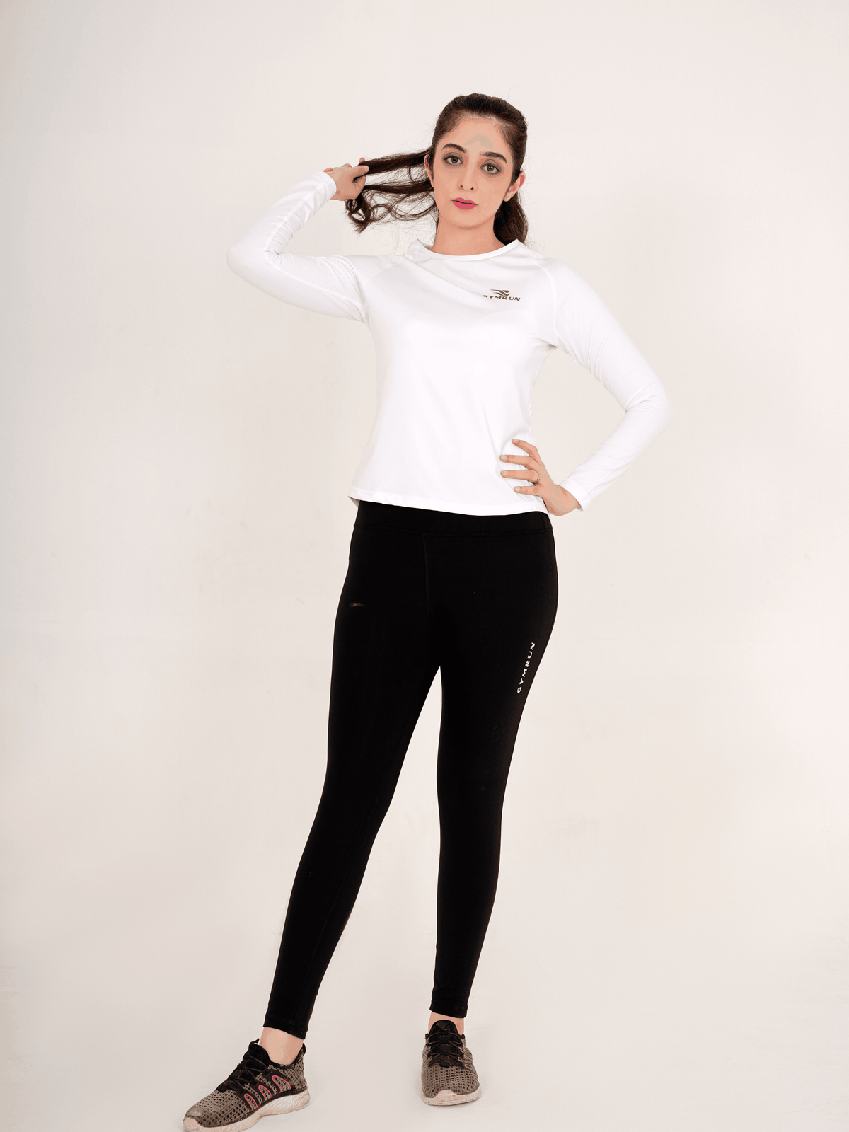 High-Tech Long Sleeve - White - GYMRUN Activewear