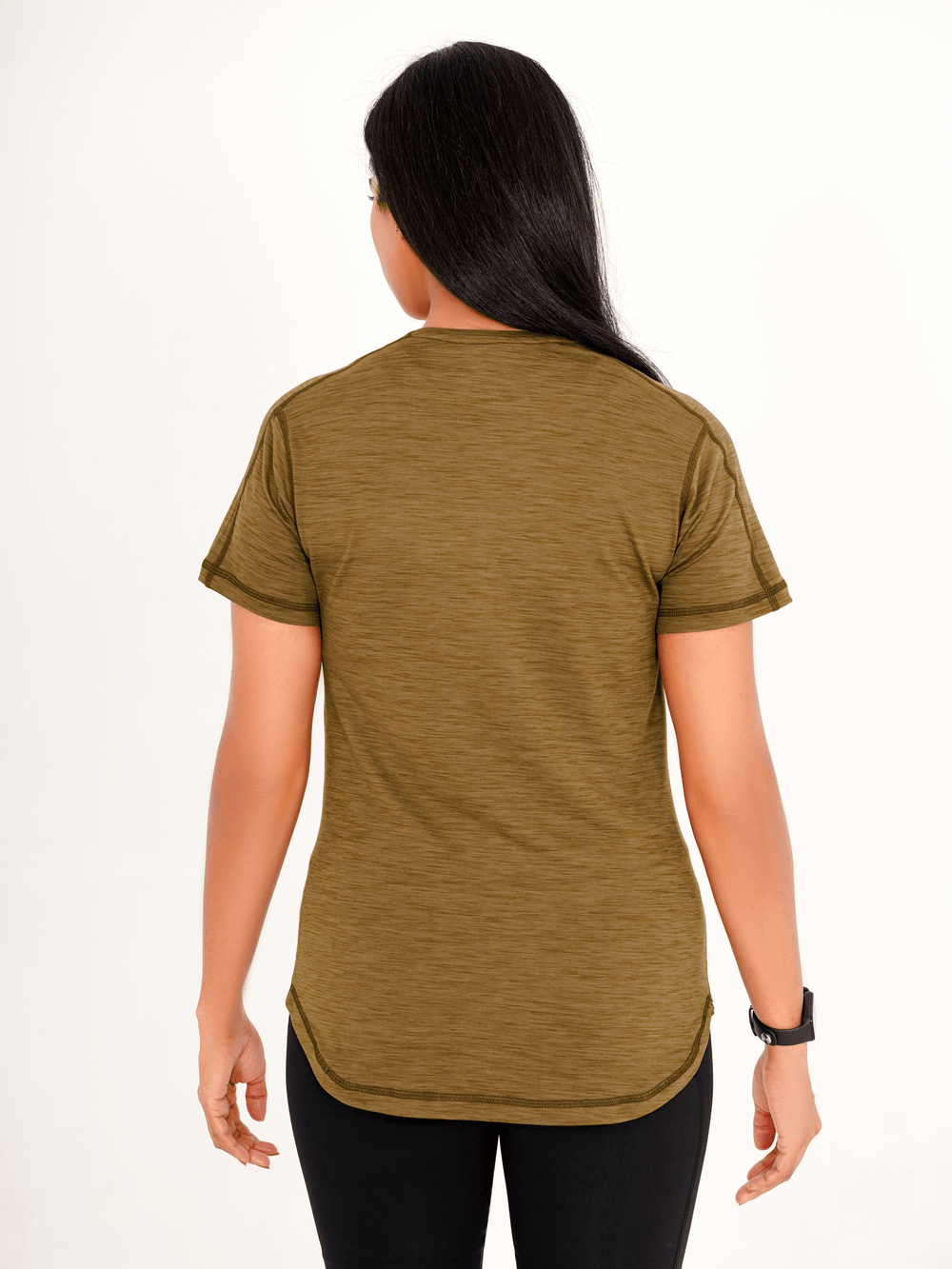 Hybrid Everyday T-Shirt - Olive - GYMRUN Activewear