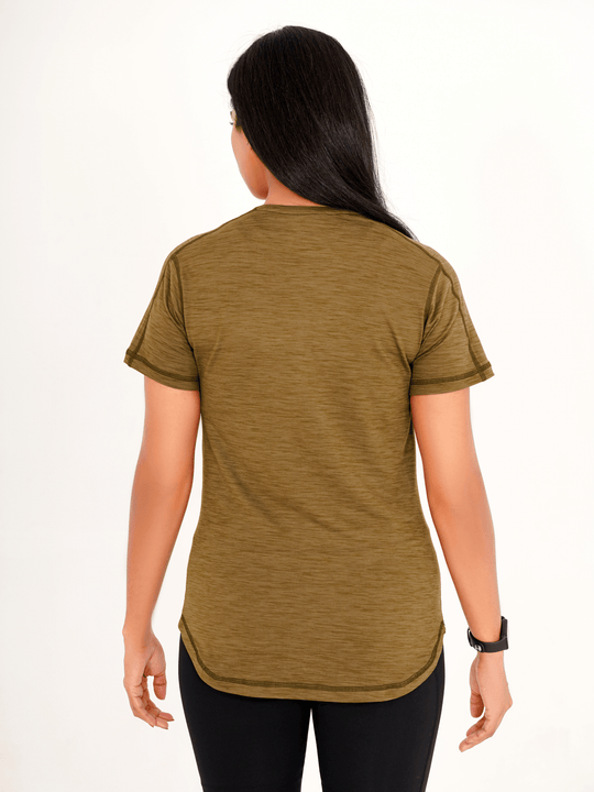 Hybrid Everyday T-Shirt - Olive - GYMRUN Activewear
