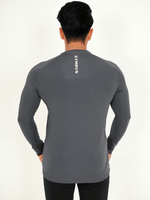 Hybrid Full Sleeve Shirt - Grey - GYMRUN Activewear