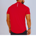 Hydro Mesh Tee - Maroon - GYMRUN Activewear