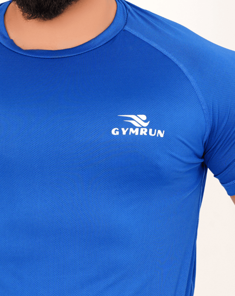 Hydro Mesh Tee - Navy Blue - GYMRUN Activewear