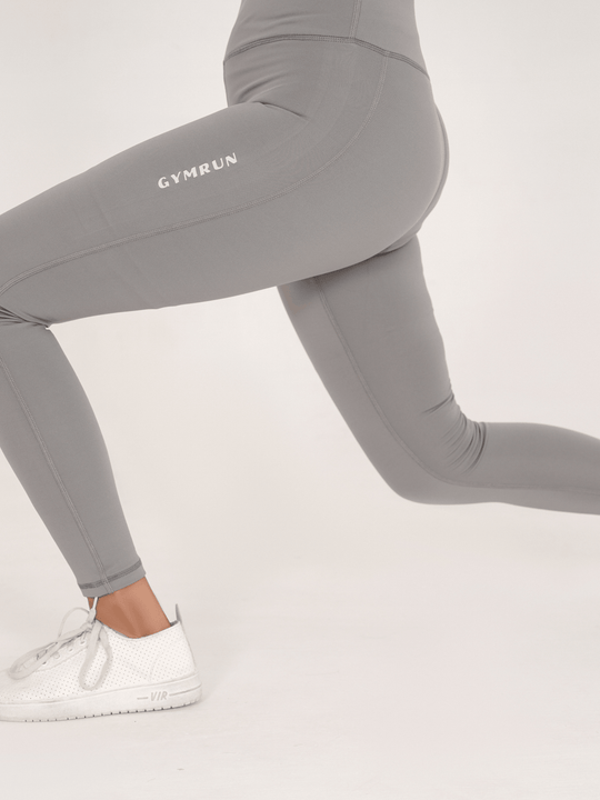 Ladies' Seamless Leggings - Grey - GYMRUN Activewear